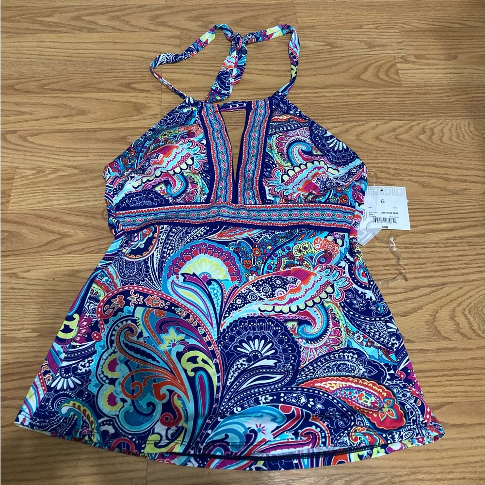 Liz Claiborne Tankini Top
